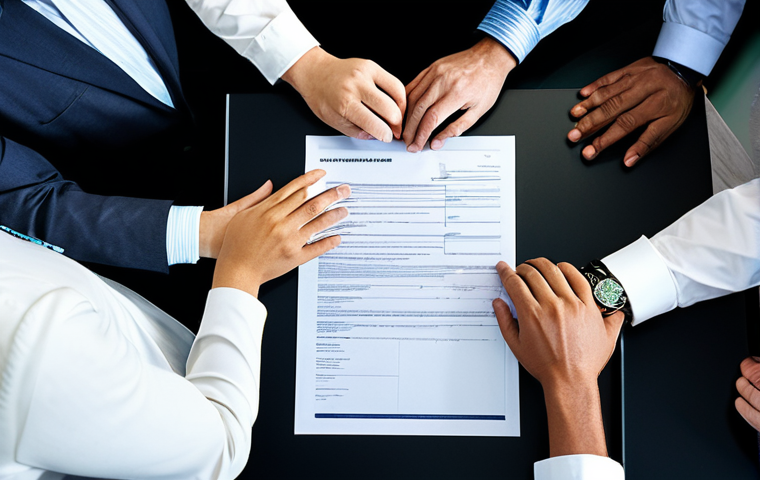 Safe International Trade Practices**

Prompt: "A diverse group of business people in an office setting, reviewing legal documents (contracts), showing careful attention to detail, fully clothed, appropriate attire, safe for work, perfect anatomy, natural proportions, well-formed hands, professional, modest, family-friendly."