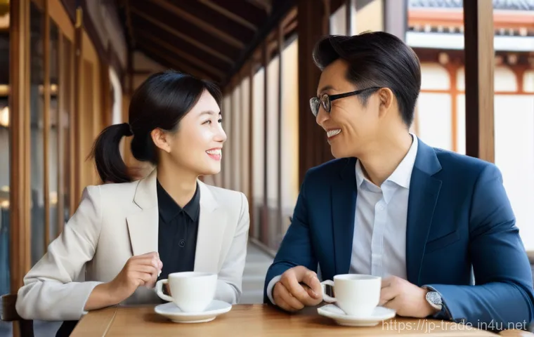 무역 실무에서의 분쟁 해결 방법 - **Prompt:** A diverse group of five professional business people, comprising men and women of variou...