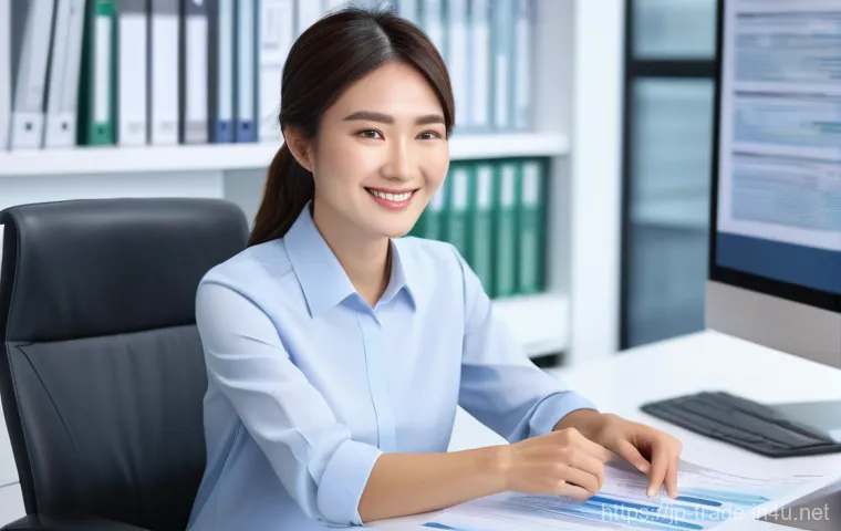 무역업계 성공 사례 분석 - A determined Japanese male or female entrepreneur, mid-40s, wearing smart business casual attire, st...